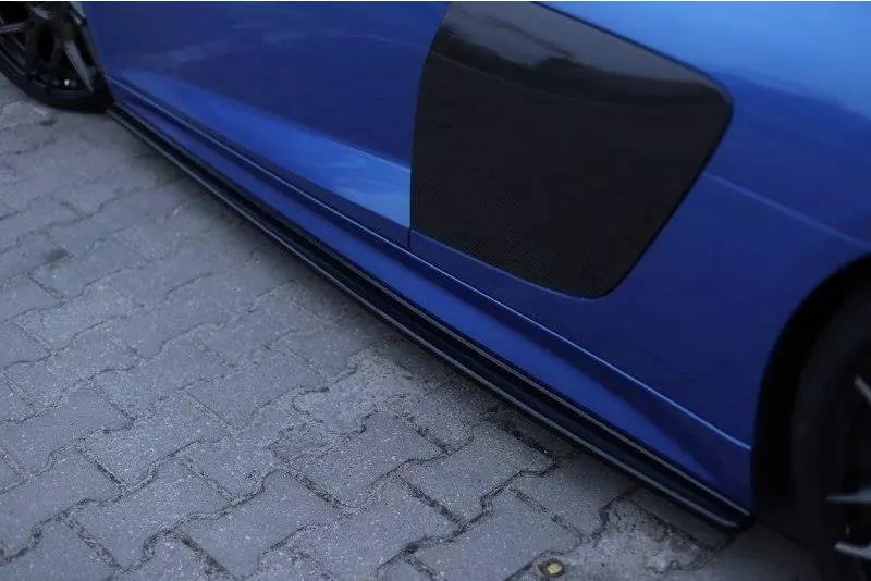Maxton Design Seitenschweller (Paar) für Audi R8 4S 2015-2018 Hochglanz schwarz – Ansicht 1