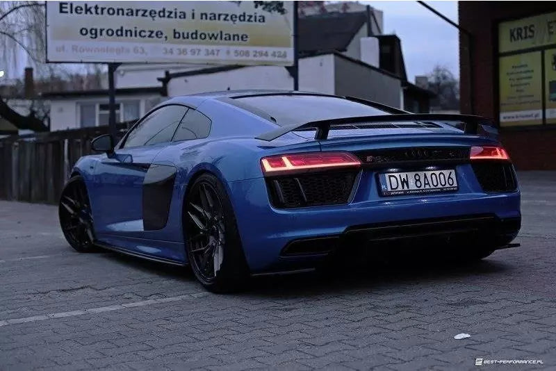 Maxton Design Seitenschweller (Paar) für Audi R8 4S 2015-2018 Hochglanz schwarz – Ansicht 2