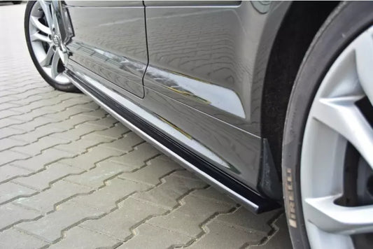 Maxton Design Seitenschweller (Paar) für Audi S3 / RS3 8P Hochglanz schwarz – Ansicht 1