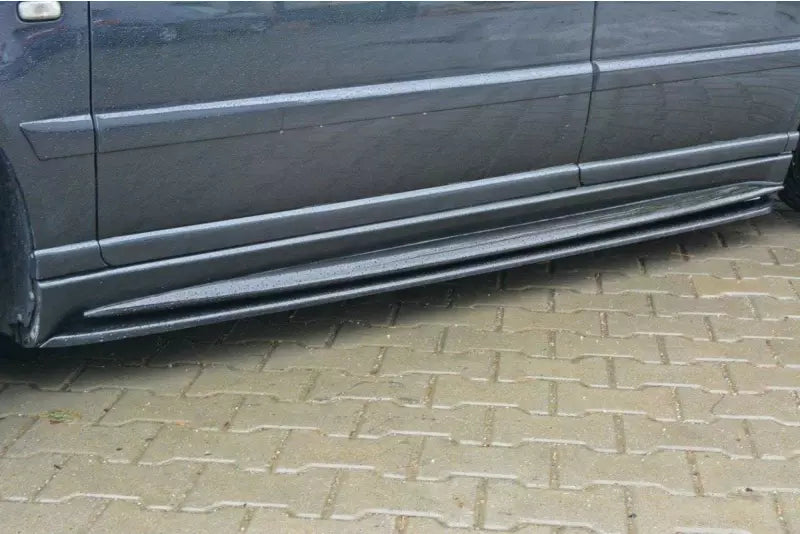 Maxton Design Seitenschweller (Paar) für Audi S4 B5 Hochglanz schwarz – Ansicht 3