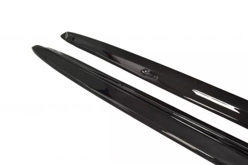 Maxton Design Seitenschweller (Paar) für Audi S4 B5 Hochglanz schwarz – Ansicht 4