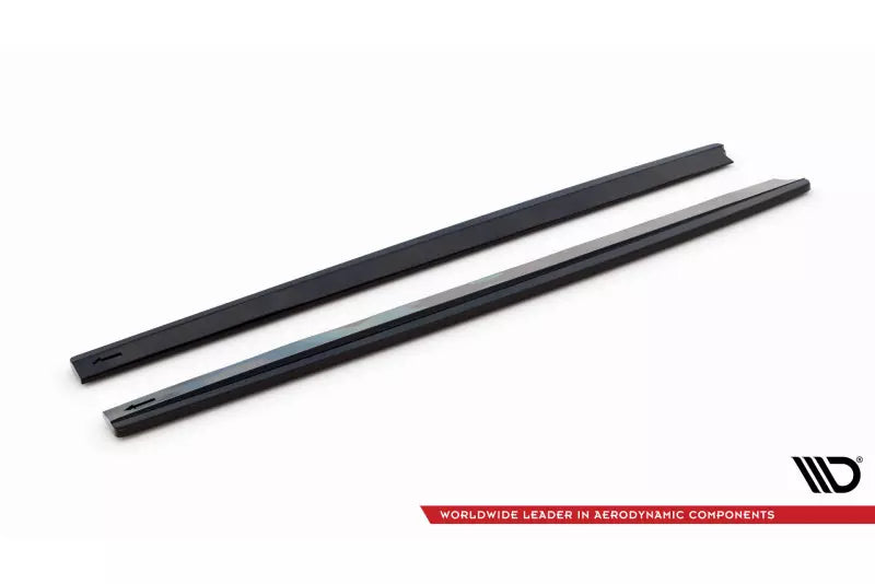 Maxton Design Seitenschweller (Paar) für Ford Mustang GT Mk6 Hochglanz schwarz – Ansicht 4