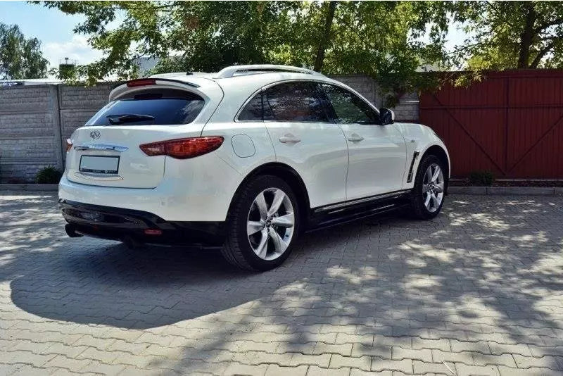 Maxton Design Seitenschweller (Paar) für Infinity QX70 Hochglanz schwarz – Ansicht 2