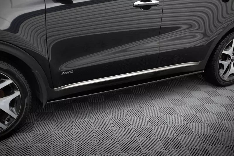 Maxton Design Seitenschweller (Paar) für Kia Sportage Mk4 GT-Line Hochglanz schwarz – Ansicht 1