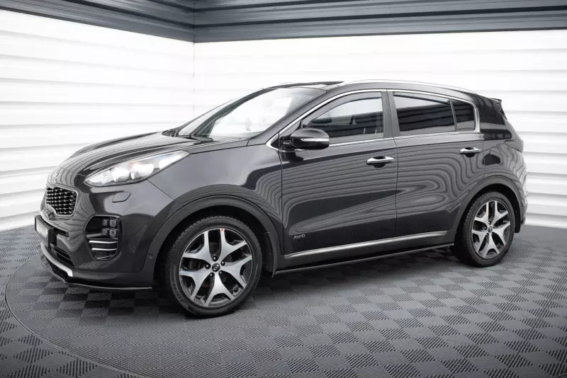 Maxton Design Seitenschweller (Paar) für Kia Sportage Mk4 GT-Line Hochglanz schwarz – Ansicht 3