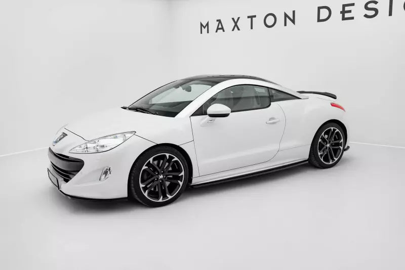 Maxton Design Seitenschweller (Paar) für Peugeot RCZ Hochglanz schwarz – Ansicht 2