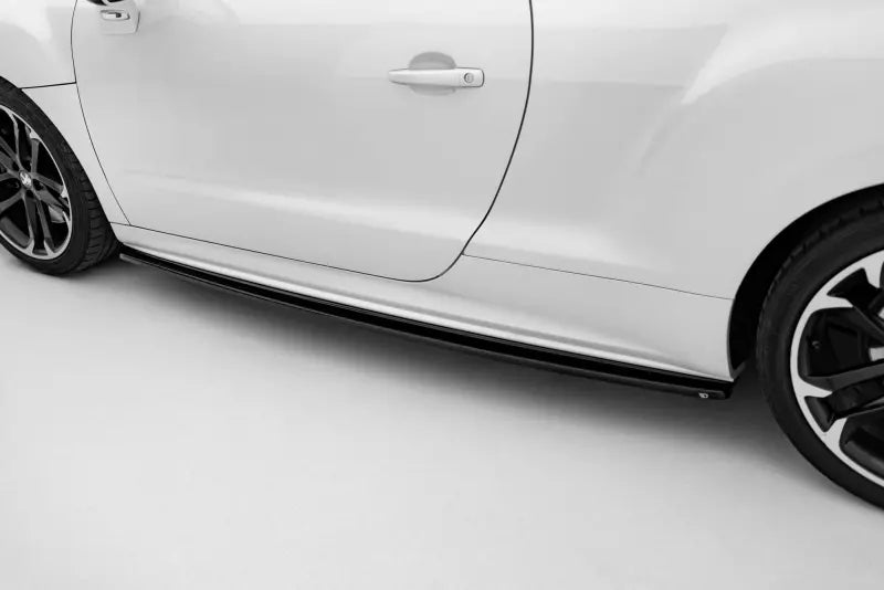 Maxton Design Seitenschweller (Paar) für Peugeot RCZ Hochglanz schwarz – Ansicht 3