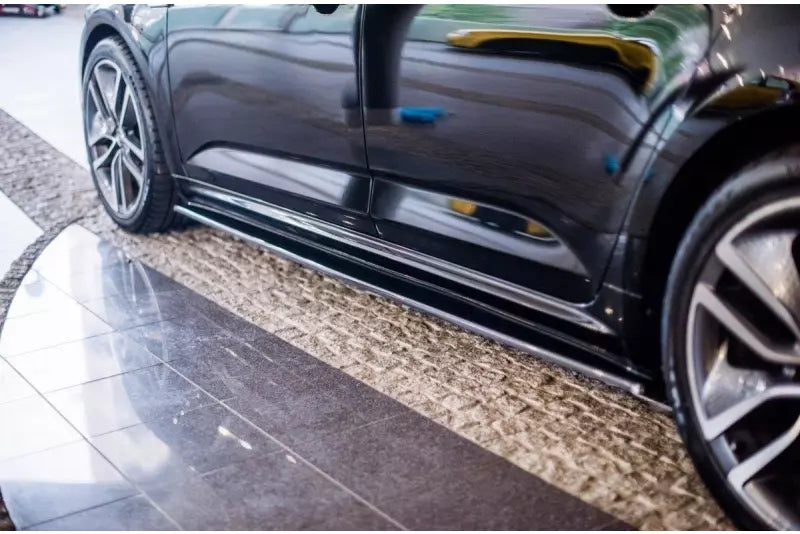 Maxton Design Seitenschweller (Paar) für Renault Talisman Hochglanz schwarz – Ansicht 2