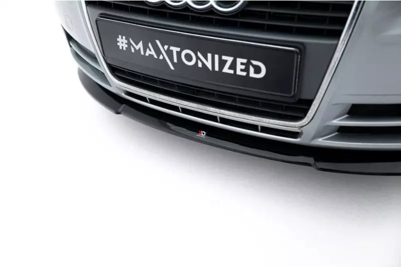 Maxton Design Frontlippe V.2 Audi A4 B7 Hochglanz schwarz – Ansicht 3