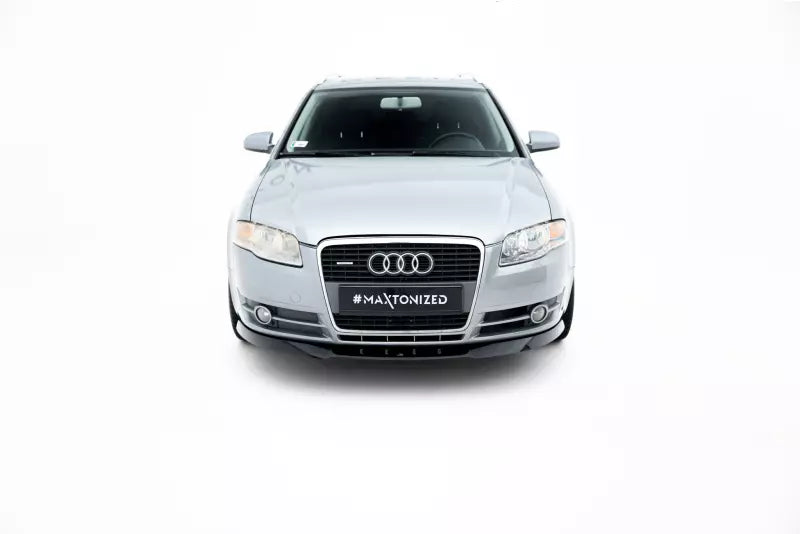 Maxton Design Frontlippe V.1 für Audi A4 B7 Hochglanz schwarz – Ansicht 2