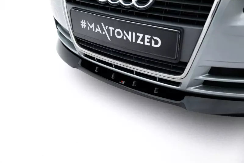 Maxton Design Frontlippe V.1 für Audi A4 B7 Hochglanz schwarz – Ansicht 3
