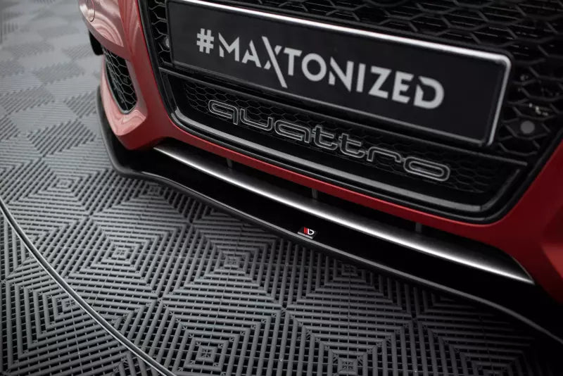 Maxton Design Frontlippe für Audi S5 / A5 S-Line B8 8T Hochglanz schwarz – Ansicht 3