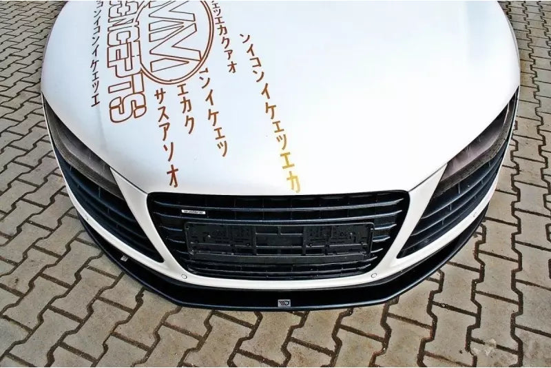 Maxton Design Frontlippe für Audi R8 42 2006-2015 Hochglanz schwarz – Ansicht 1