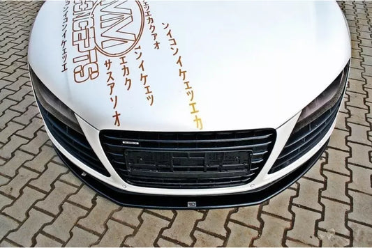 Maxton Design Frontlippe für Audi R8 42 2006-2015 Hochglanz schwarz – Ansicht 1