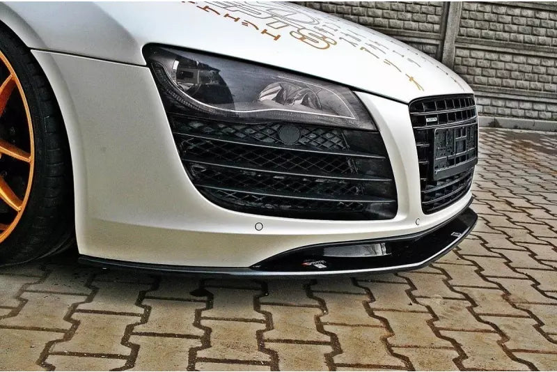 Maxton Design Frontlippe für Audi R8 42 2006-2015 Hochglanz schwarz – Ansicht 2