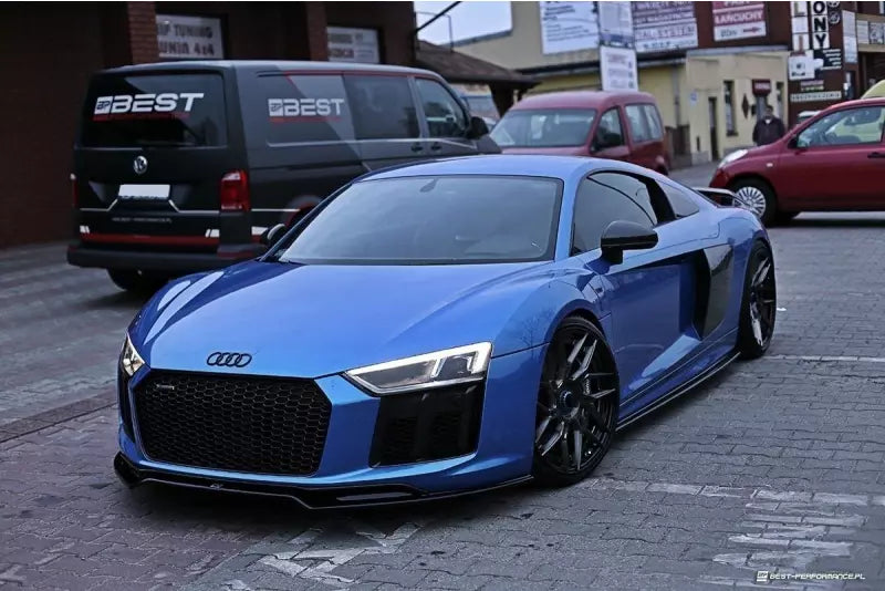 Maxton Design Frontlippe V.2 für Audi R8 4S 2015-2018 Hochglanz schwarz – Ansicht 1