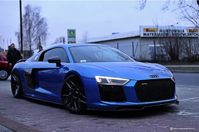 Maxton Design Frontlippe V.2 für Audi R8 4S 2015-2018 Hochglanz schwarz – Ansicht 2