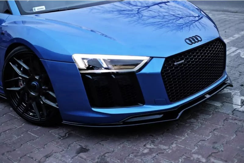 Maxton Design Frontlippe V.2 für Audi R8 4S 2015-2018 Hochglanz schwarz – Ansicht 3