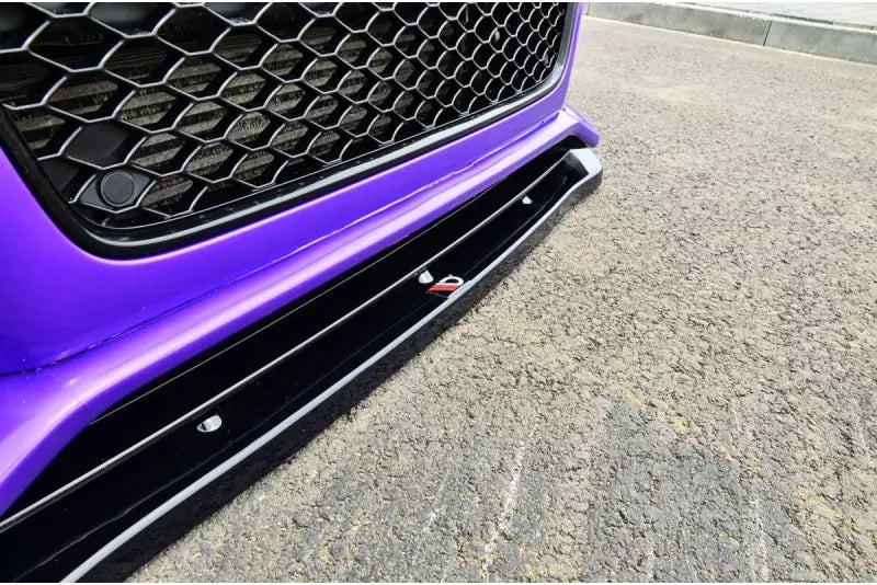 Maxton Design Frontlippe für Audi RS5 B8 8T Hochglanz schwarz – Ansicht 3