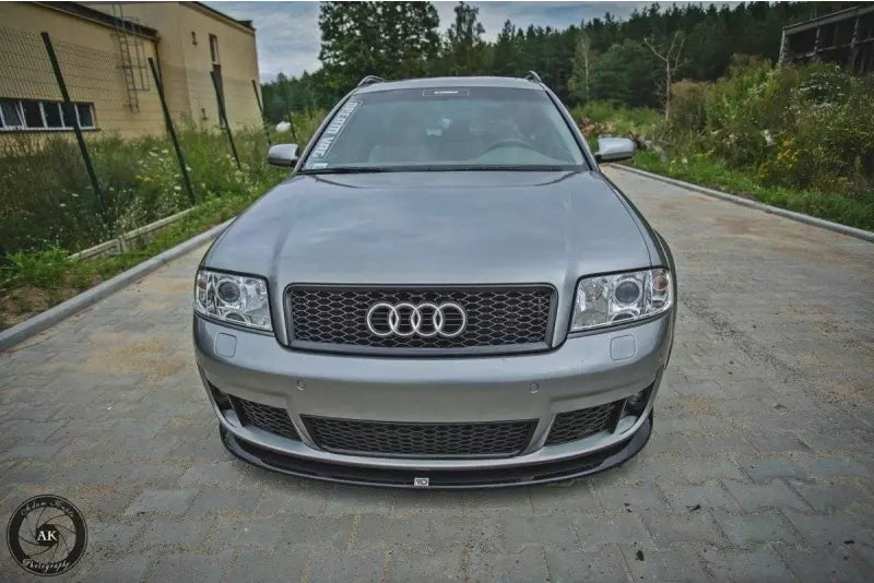 Maxton Design Frontlippe für Audi RS6 C5 Hochglanz schwarz – Ansicht 2