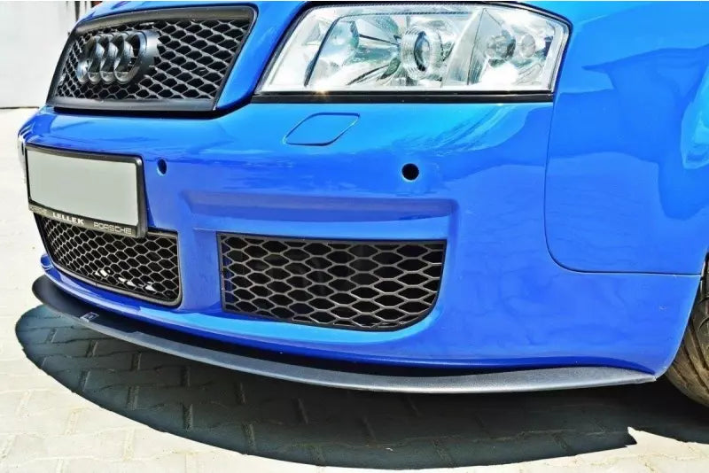 Maxton Design Frontlippe für Audi RS6 C5 Hochglanz schwarz – Ansicht 3