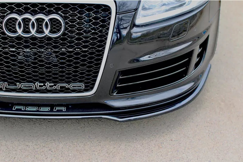Maxton Design Frontlippe für Audi RS6 C6 Hochglanz schwarz – Ansicht 3