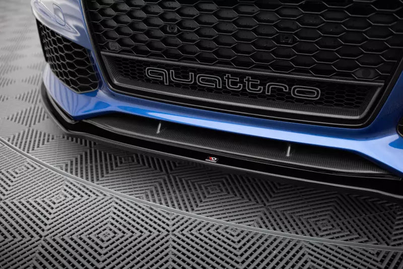 Maxton Design Frontlippe V.1 für Audi RS6 C7 Hochglanz schwarz – Ansicht 3