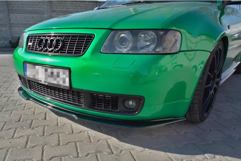 Maxton Design Frontlippe für Audi S3 8L Hochglanz schwarz – Ansicht 1