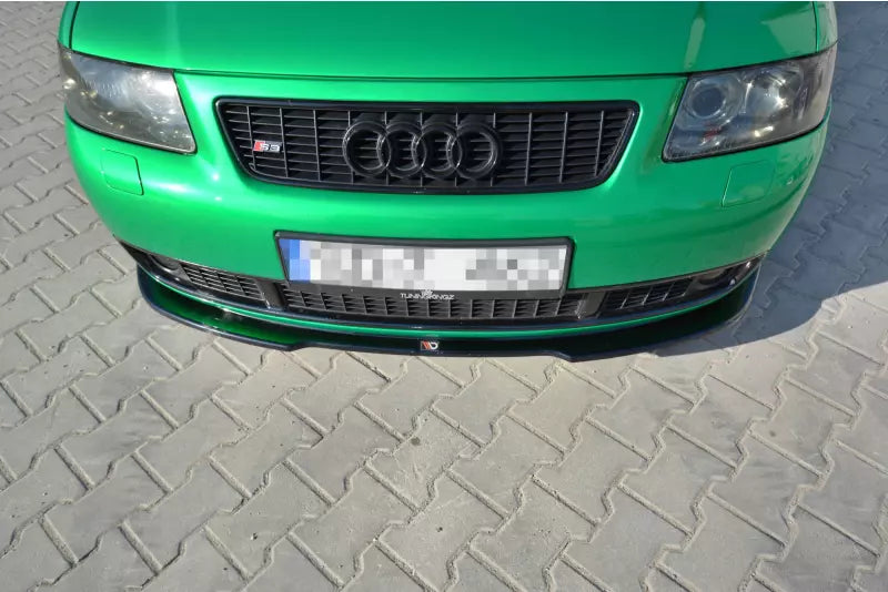 Maxton Design Frontlippe für Audi S3 8L Hochglanz schwarz – Ansicht 2