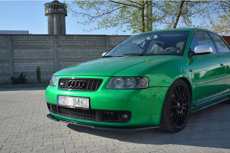 Maxton Design Frontlippe für Audi S3 8L Hochglanz schwarz – Ansicht 3