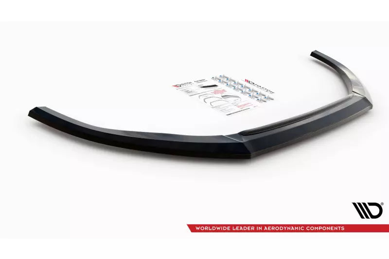 Maxton Design Frontlippe V.1 für Audi S3 / A3 S-Line 8V Limousine / Cabrio Hochglanz schwarz – Ansicht 3