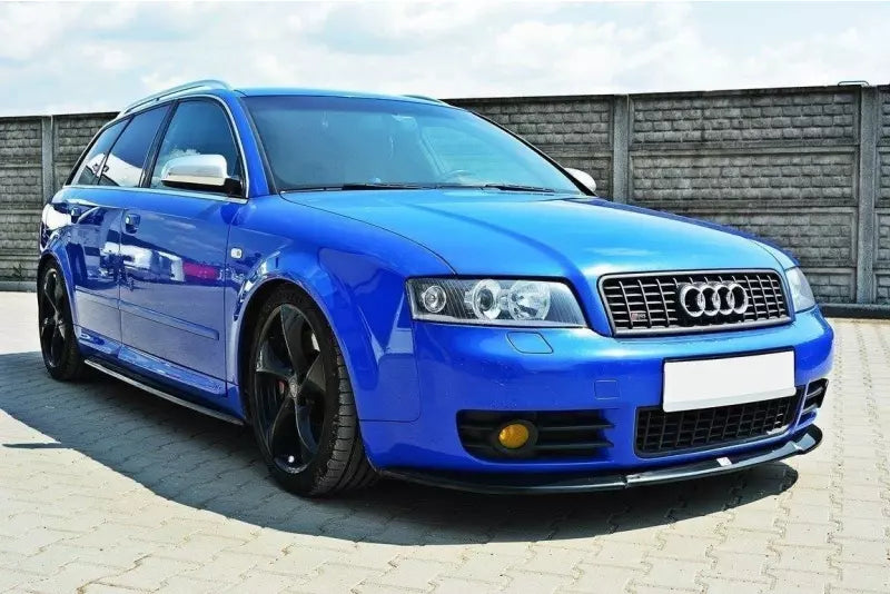 Maxton Design Frontlippe für Audi S4 B6 Hochglanz schwarz – Ansicht 1