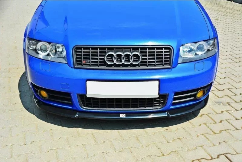 Maxton Design Frontlippe für Audi S4 B6 Hochglanz schwarz – Ansicht 2
