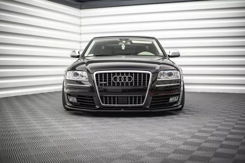 Maxton Design Frontlippe für Audi S8 D3 Hochglanz schwarz – Ansicht 3