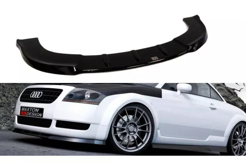 Maxton Design Frontlippe für Audi TT 8N Hochglanz schwarz – Ansicht 1