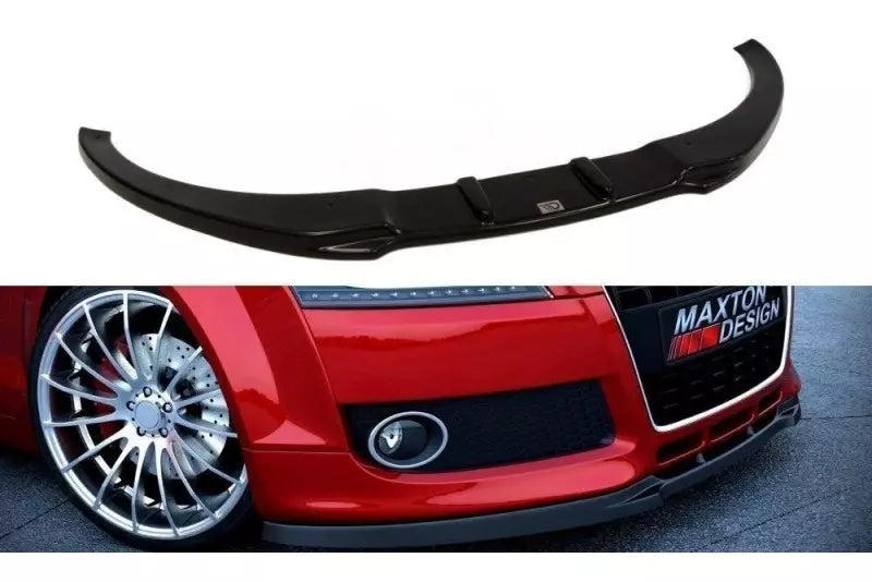 Maxton Design Frontlippe für Audi TT 8J Hochglanz schwarz – Ansicht 1