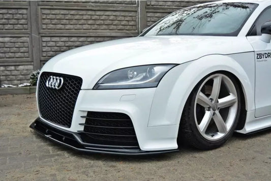 Maxton Design Frontlippe V.1 für Audi TT RS 8J Hochglanz schwarz – Ansicht 1