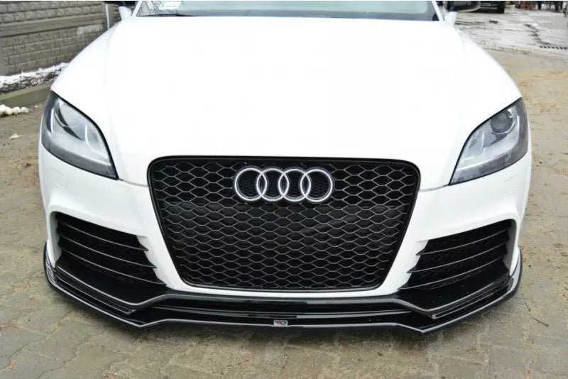 Maxton Design Frontlippe V.2 für Audi TT RS 8J Hochglanz schwarz – Ansicht 2