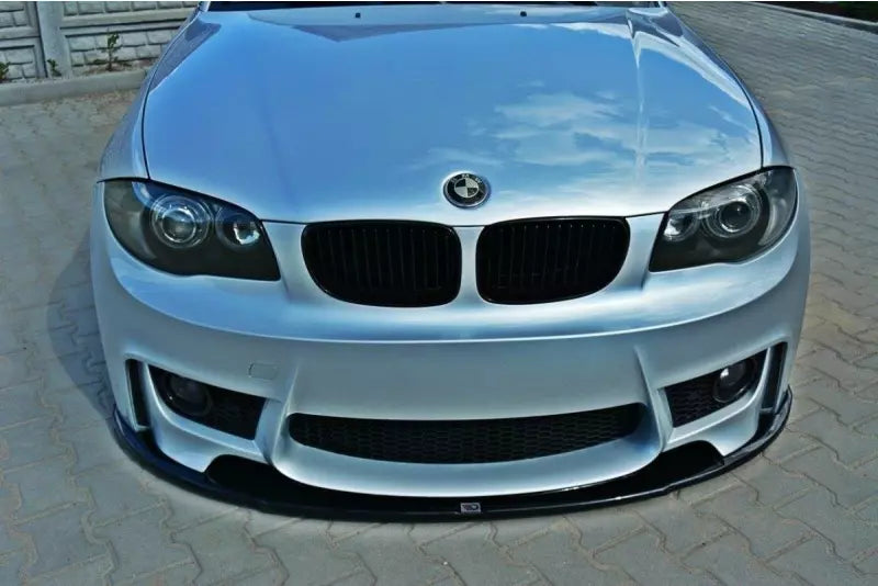 Maxton Design Frontlippe für BMW 1er E87 M Design Hochglanz schwarz – Ansicht 2