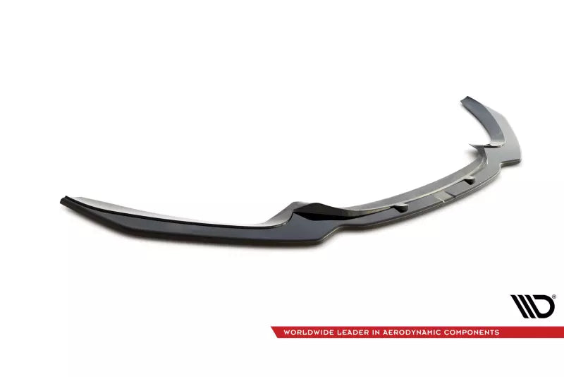 Maxton Design Frontlippe V.1 für BMW 1er F20 / F21 M-Paket Facelift 2015-2019 Hochglanz schwarz – Ansicht 4