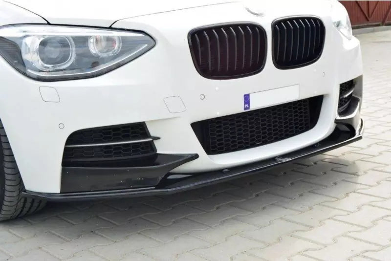 Maxton Design Frontlippe für BMW 1er F20 / F21 M Power vor Facelift Hochglanz schwarz – Ansicht 3