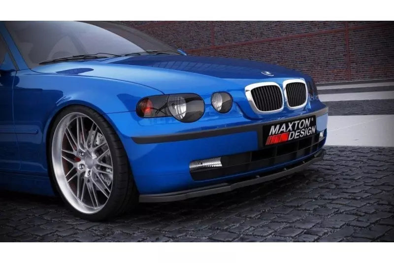 Maxton Design Frontlippe für BMW 3er E46 Compact Hochglanz schwarz – Ansicht 1