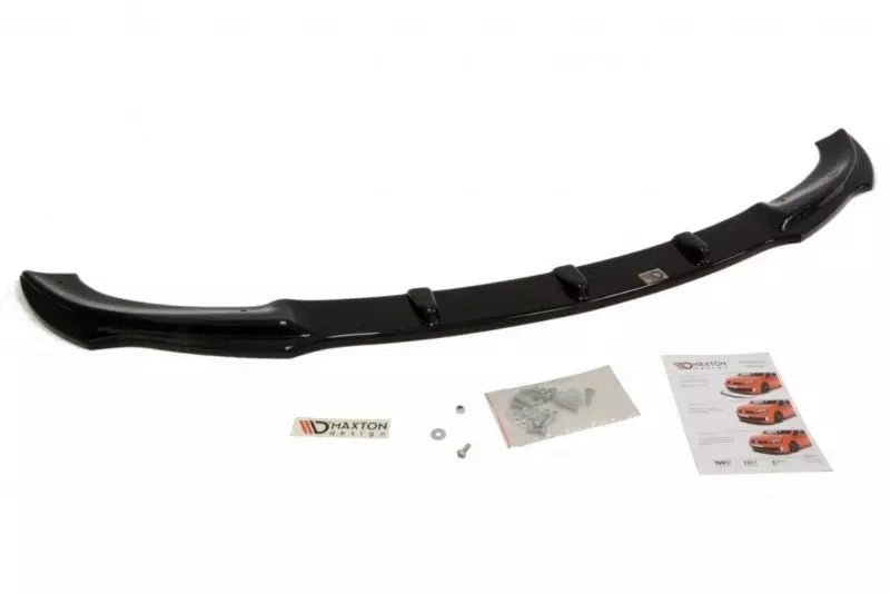 Maxton Design Frontlippe für BMW 3er E46 Coupe / Cabrio Hochglanz schwarz – Ansicht 2