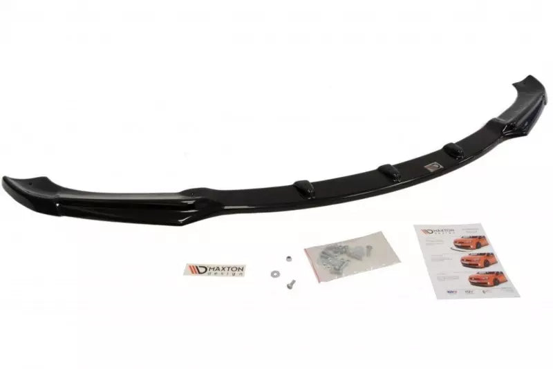 Maxton Design Frontlippe für BMW 3er E46 Limousine Facelift Hochglanz schwarz – Ansicht 3
