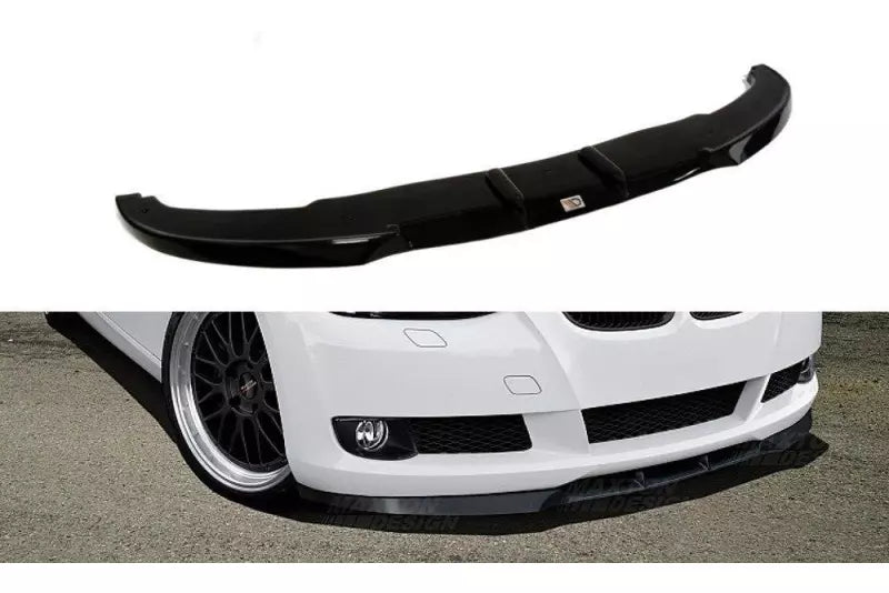 Maxton Design Frontlippe für BMW 3er E92 / E93 vor Facelift Hochglanz schwarz – Ansicht 1