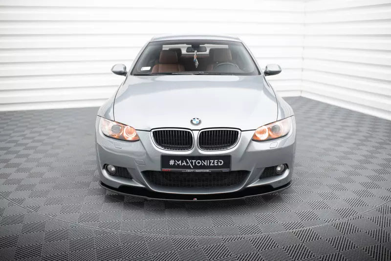 Maxton Design Frontlippe V.2 für BMW 3er E92 M Paket vor Facelift Hochglanz schwarz – Ansicht 2