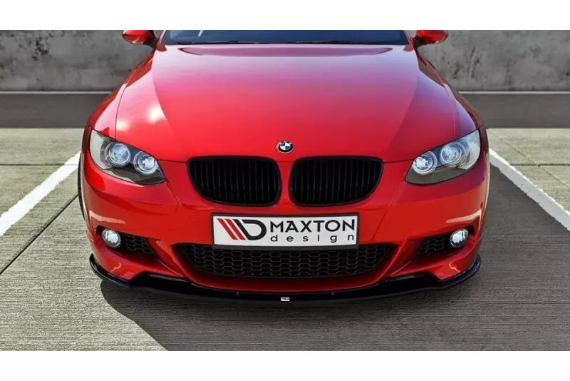 Maxton Design Frontlippe V.1 für BMW 3er E92 M Paket vor Facelift Hochglanz schwarz – Ansicht 2