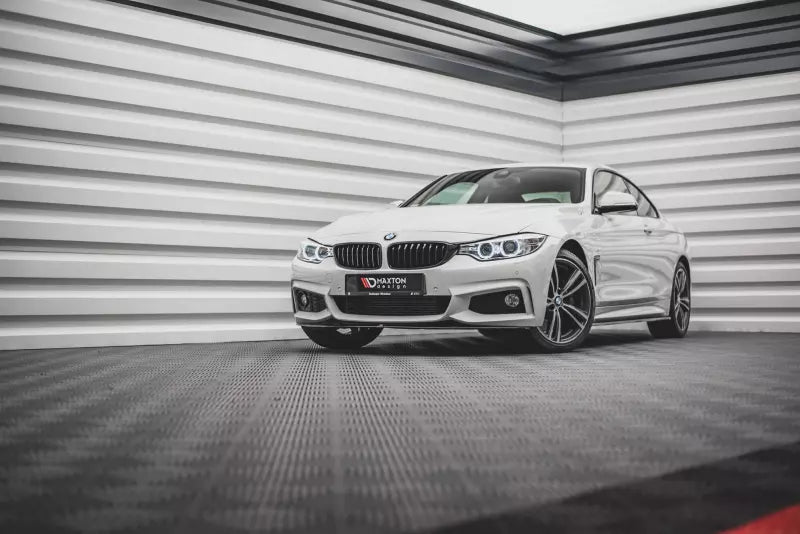 Maxton Design Frontlippe V.2 für BMW 4er F32 F33 F36 M-Paket Hochglanz schwarz – Ansicht 4