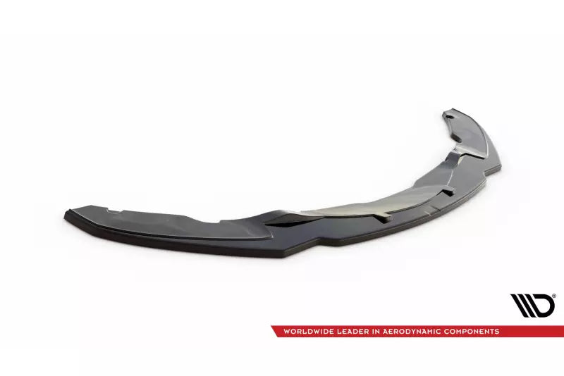 Maxton Design Frontlippe V.1 für BMW 4er M-Paket F32 / F33 / F36 (2013-2020) Hochglanz schwarz – Ansicht 4