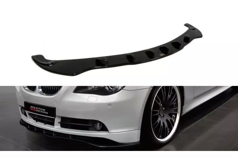 Maxton Design Frontlippe für BMW 5er E60 / E61 vor Facelift Hochglanz schwarz – Ansicht 1